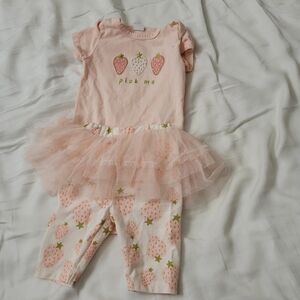 strawberry tutu outfit